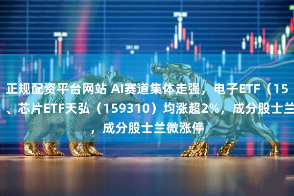 正规配资平台网站 AI赛道集体走强，电子ETF（159997）、芯片ETF天弘（159310）均涨超2%，成分股士兰微涨停